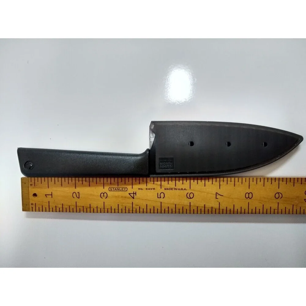 Kuhn Rikon Colori+ Non-Stick Serrated Paring Knife with Safety Sheath (China)